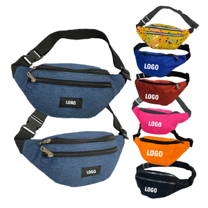Customized Wholesale Unisex Chest Bag Zipper Waterproof Custom Logo Sports Bag Sports Waist Bag