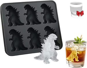 Siliconen Ijsblokjesbak Leuk Dier Vorm <span class=keywords><strong>3d</strong></span> Ijslolly Mallen Diy Reus Whisky Ices Dragon Siliconen Easy Release - Product Image 3