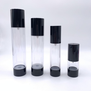 Hot Sale Airless Pump Bottles Refillable 15ml PP White <b>Frosted</b> <b>Glass</b> Double Wall Airless Vacuum Pump Bottle 30ml 50ml - Product Image 6