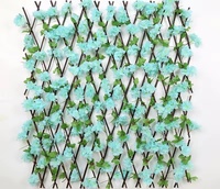 Panneaux en treillis de bois de 1,2 m avec lierre artificiel, clôture en feuilles de bois pour l'intimité, treillis extensible pour la verdure, écran pour patio et balcon