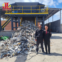 Broyeur automatique de métaux fins en zinc, machine de recyclage de ferraille de fer et d'acier, broyeur de fonte d'aluminium