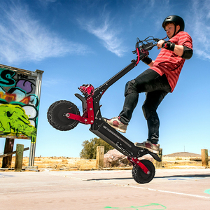 Patinete Eléctrico Todoterreno para Adultos desde Almacén en EE. UU. con Llantas de 11", E-Scooter de Alta Resistencia con Doble Suspensión - Product Image 5