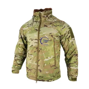 Waterproof Men's Outdoor Jackets Winter Tactical Jacket with Fleece Lined Softshell Jacket