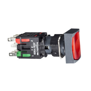 Schnei der XB6DW XB6CW สวิตช์ไฟ LED, สวิตช์ XB6CW/<span class=keywords><strong>DW</strong></span> 1/3B1B4B2B1/3/4B5B 16มม. สี่เหลี่ยมผืนผ้า1NO 1NC ขาวเขียวแดง ac/ DC12-24v - Product Image 4
