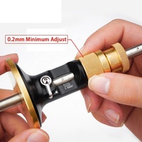 Kit de traçage pour charpentier avec roue en acier et aluminium, outil de marquage pour le travail du bois, roue de traçage de rechange