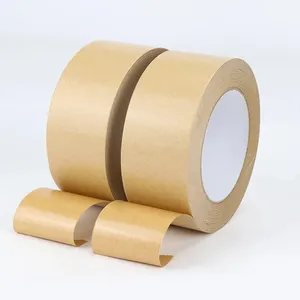 Custom Printed Logo Eco Friendly Recycled Water Activated Kraft Paper Gummed Brand Tape For Packing