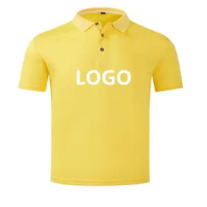 Großhandel individuelles Polo Homme hochwertiges besticktes Logo gestrickt Stoff Übergröße Golf Polo T-Shirt für Herren