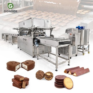 Kaju Fındığı 1000mm Bant Tipi Kaplama Makinesi Çikolata Tüneli Donut Kaplama Macy Doba Kaplama Çilek Kaplama Soğutma Sistemli - Product Image 1