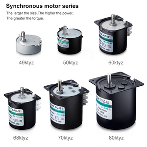 220V 50ktyz <span class=keywords><strong>AC</strong></span> động cơ Đồng bộ tốc độ thấp duy nhất giai đoạn CW/CCW điều khiển bánh động cơ nhà máy bán hàng trực tiếp - Product Image 2