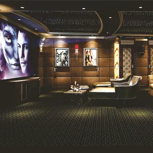 TianGe design KTV theater interor wall acust decor sound absorb fabric acoustic isolation soundproof panels for cinema