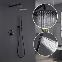 G024B Ensemble de robinet de douche encastré en laiton de haute qualité Ensemble de douche encastré mural haute pression