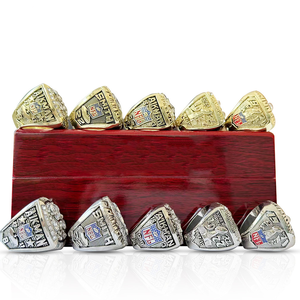 Anillo de Campeonato de los Dallas Cowboys de la <span class=keywords><strong>NFL</strong></span> 1971-1995, Anillo de Fútbol Americano de Aleación para Hombre, Regalo de Joyería - Product Image 6