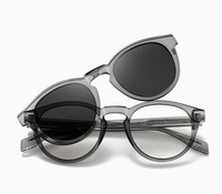 Nouvelles Lunettes de Soleil Polarisées Magnétiques S34203 avec Protection Anti-Lumière Bleue et UV400, Adaptées aux Myopes