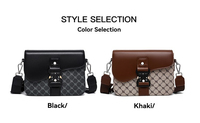 Sac bandoulière de luxe pour homme en PU et polyester, imperméable, léger, avec logo personnalisé, sac messager tendance et réglable – Vente en gros