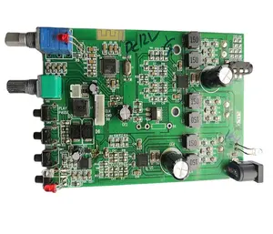 Papan Amplifier Audio Bluetooth BT, Kelas D 2*15W + 30W Subwoofer 2.1