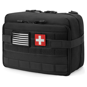 Organisateur d'accessoires médicaux d'été extensible, pochettes utilitaires en polyester imperméable, fixation EDC, grande trousse de premiers secours - Product Image 1