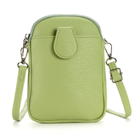 Sac bandoulière portefeuille en cuir PU pour femme 2026, petit format, avec étui pour téléphone portable
