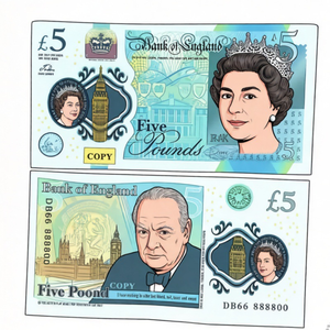 Billets <span class=keywords><strong>de</strong></span> banque factices en papier <span class=keywords><strong>de</strong></span> qualité supérieure pour films, reproduction des coupures <span class=keywords><strong>de</strong></span> 5, 10, 20, 50 livres sterling (GBP) britanniques pour la production cinématographique - Product Image 2