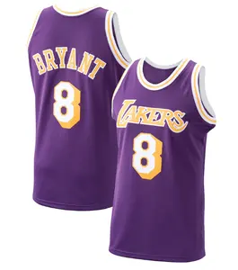 Groothandel Nieuwe 1996-97 Retro Basketbal Jersey Los Angeles 8 Bryant