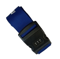 Sangle de bagage en polyester personnalisée, réglable, promotionnelle, moins chère, pour voyage, modèle 2027, vente chaude