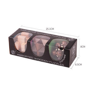 Juego <span class=keywords><strong>de</strong></span> interbloqueo desbloqueado <span class=keywords><strong>de</strong></span> madera, juguete <span class=keywords><strong>de</strong></span> prueba <span class=keywords><strong>IQ</strong></span>, <span class=keywords><strong>de</strong></span> madera rompecabezas 3D, recuerdo <span class=keywords><strong>de</strong></span> fiesta para niños y <span class=keywords><strong>adultos</strong></span> - Product Image 5