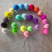 Boule de décoration de gâteau en mousse colorée Ins, pour la maison, Festival, fête, décoration, fausses boules pour gâteau, vente en gros