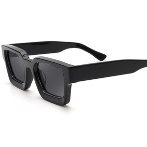 Gafas de sol 1439S, gafas de sol polarizadas, gafas de sol de acetato gruesas de moda Vintage, monturas Retro negras 2023, gafas de acetato para hombres y mujeres - Product Image 3