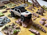 Tacoma Off-Road RC Crawler Track 1/18 1/24 1/30 1/43 Skala Modular Obstacle Course Map Climbing Frame Scene Kit untuk Mobil RC