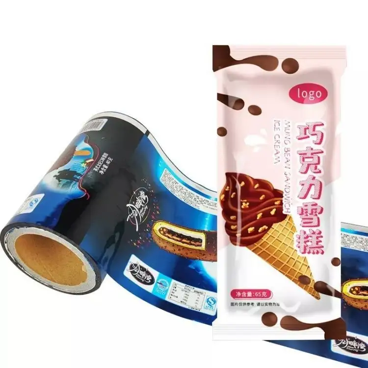 Kunden spezifisch bedruckte mittel versiegelte transparente gefrostete Lebensmittel verpackungs tasche Snack Keks Sachet Heat Middle Seal Plastiktüte