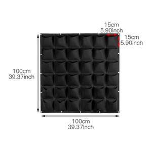 Sistema de pared <span class=keywords><strong>Vertical</strong></span> para jardín, macetas verdes para plantas - Product Image 2