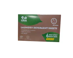 Natürlich und umweltfreundlich Spezialisierung auf weiche Pflege Null Plastikpapier Wäsche-Reinigungspille