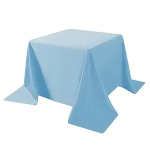 纸桌布长方形桌子白纸一次性安装桌罩标志带标志