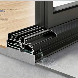 TM-100 Australian Thermal Break Sliding <b>Door</b> with Flyscreen Timber Subframe Glass Folding Privacy Texture Modern Interior <b>Door</b> - Product Image 4