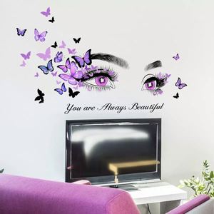 Beauty Eye butterfly Wall Stickers Background Wall Living Room Decoration Self-adhesive Wall Stickers - Product Image 5
