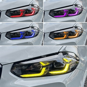 Feux de jour jaunes ambre, puces de carte LED pour <span class=keywords><strong>BMW</strong></span> G01 G02 X3 X3M, feux de jour jaunes DRL, module LED de phare, 2022 2023 - Product Image 2