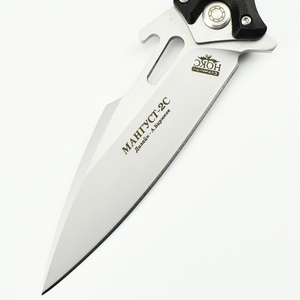 Cuchillo Plegable HOKC OEM para Caza, Hoja de Acero con Punta Caída, Mango de Acero Inoxidable de Cambio Rápido, para Campamento, Supervivencia al Aire Libre - Product Image 5