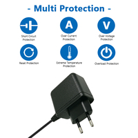 Adaptateur d'alimentation 12V 1A Prise EU 2 broches 100V 110V 230V 240V Chargeur 12V Adaptateur de puissance 1A