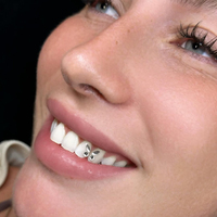 Gemas Dentales al por Mayor, Caja de 20 Piezas, Joyería Dental Brillante, Diamantes de Imitación con Reverso Plano, Cristales para Dientes, para Uso Profesional en Salones