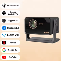 Projecteur Home Cinéma LED LCD Full HD 1080P Certifié Google TV Nouveau Mini Portable Vidéo 4K Taille 120 Pouces Fonctionnalités WiFi BT5.2