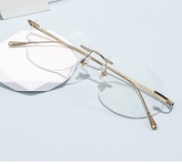 Montura de Titanio Puro 99525 para Gafas Ópticas, Montura Clásica sin Aro, Superligera, Alta Calidad, Suministro Directo de Fábrica