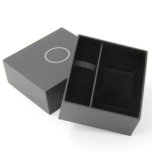 Simple Eco-friendly Protective Paper Watch Chain Box Matte Finish Black Bangle Bracelet Watch <b>Storage</b> Case Outside - Product Image 5