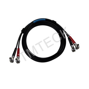 สายเคเบิลอัลตราโซนิกแบบคู่ 90 องศาเลโมส 00 ถึงสำหรับเครื่องมือ NDT RG174 อุตสาหกรรม - Product Image 2