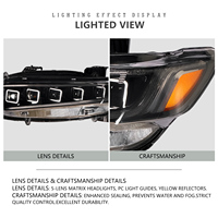 Phares LED pour Honda Accord 10ème génération 2018-2023, mise à niveau style Bugatti, phares à 5 lentilles
