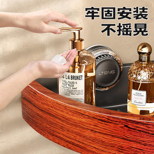 Estante de Esquina para Baño, Modelo Blue Vine Redwood, con Montaje por Succión, Triangular, para Ducha o Inodoro, Duradero, Sin Necesidad de Perforación - Product Image 4