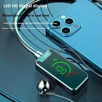 Auriculares Bluetooth S8 con Banda para el Cuello, Pantalla LED Digital, Control Táctil, LHDC, Batería de Larga Duración, IPX5 Impermeables, Chipset JL, BT 5.3 para Deportes