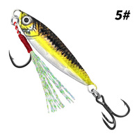 Leurre de pêche vertical rapide de haute qualité de 7g à 60g, jig à vitesse lente, pêche en eau salée, longue portée de lancer