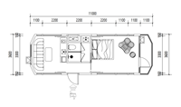 Maison Capsule Modulaire Mobile Tout en Aluminium, Pod de Qualité Marine, Anti-Corrosion, Résistant à la Sel, Sans Rouille, Idéal pour la Côte
