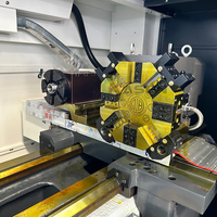 Tour CNC à lit plat pour métaux, système FANUC, 8 stations d'outillage, modèles CK6150 et CK6180, fabrication chinoise