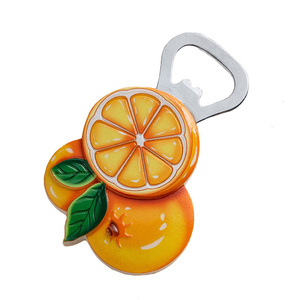 Cute Cartoon <strong>Refrigerator</strong> <strong>Magnet</strong> Beer Opener 3D Resin Watermelon Orange Fruit Magnetic Fridge <strong>Magnets</strong> for Kitchen Decoration - Product Image 3