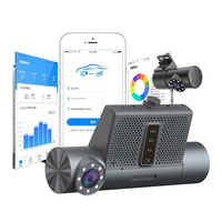 Sistem Kamera Dasbor Kendaraan Dual Lensa Kualitas Video Bagus Resolusi 1080p MDVR GPS WIFI 4G Mobile DVR Kartu SD ADAS DSM DASHCAM